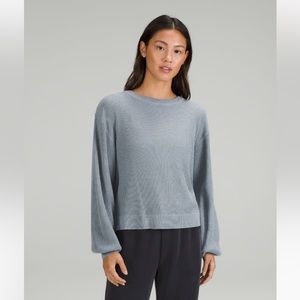 Lululemon reversible crossover sweater in Grey